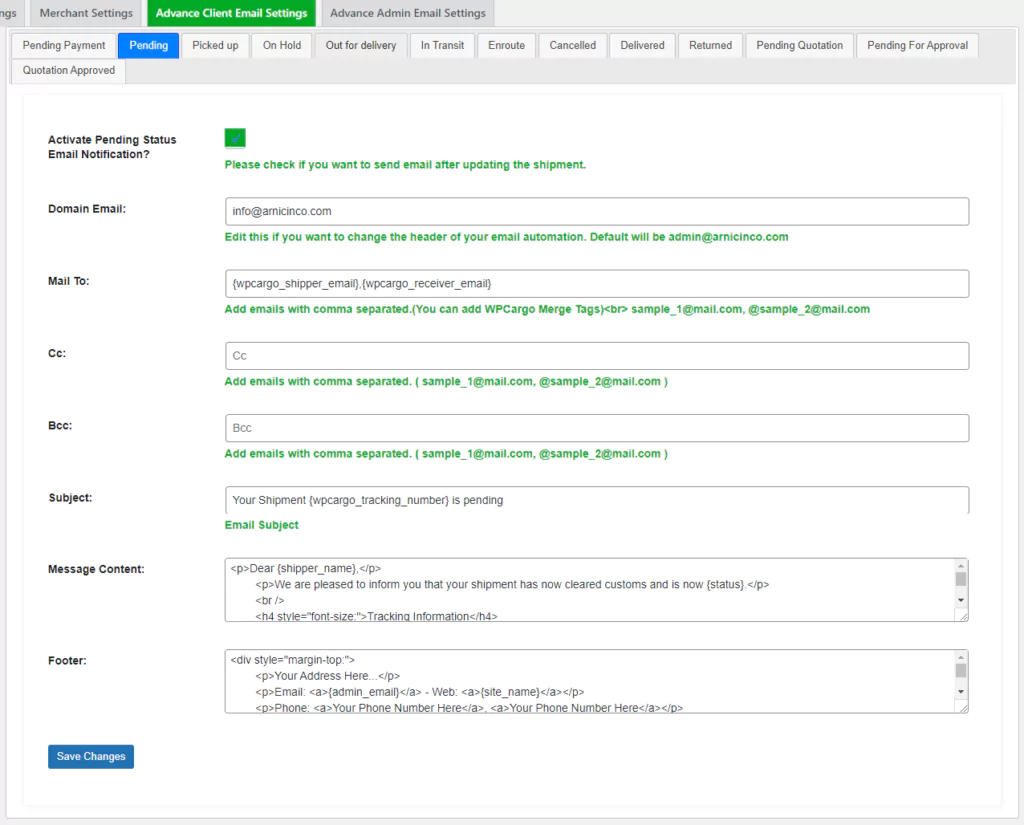 dvance-client-email