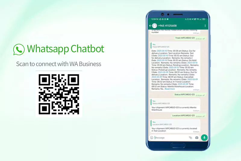 wpcargo whatsapp